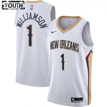 Maillot Basket New Orleans Pelicans Zion Williamson 1 2020-21 Nike Association Edition Swingman - Enfant